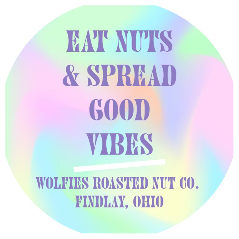 Eat Nuts & Spread Good Vibes Sticker