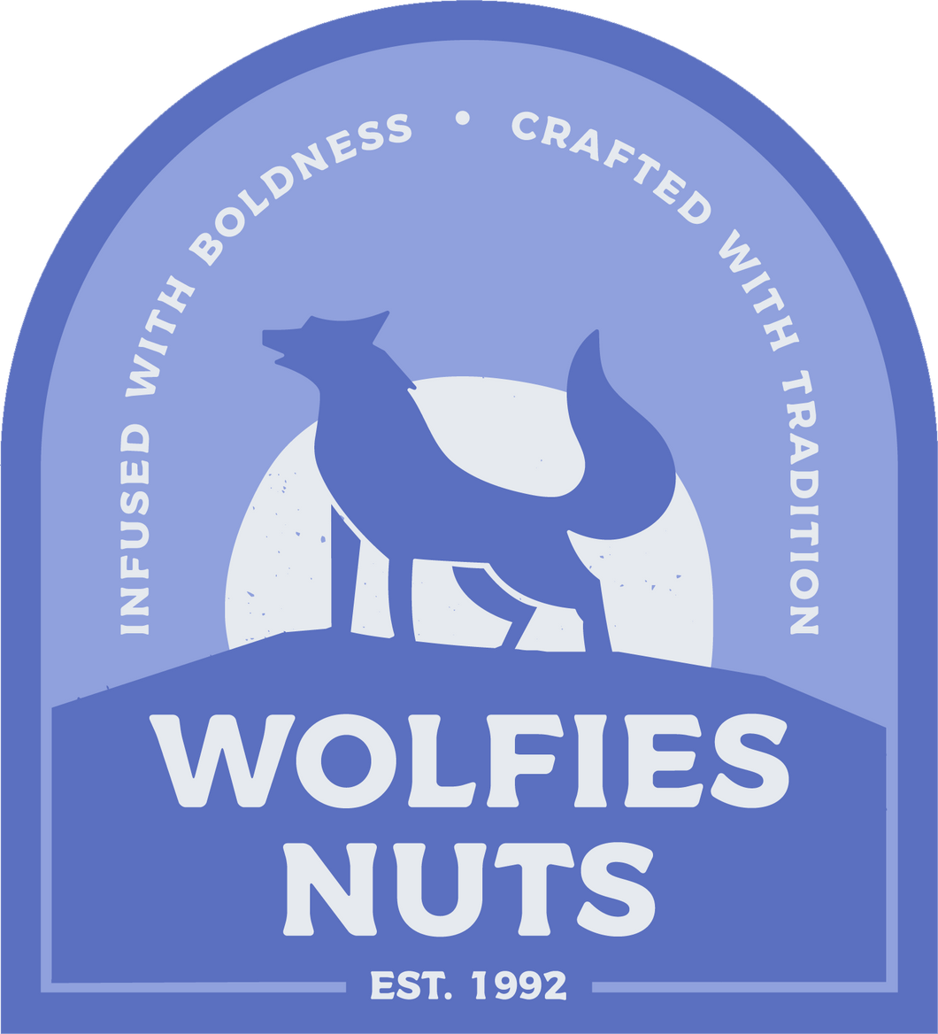 Wolfies Roasted Nut Co. Logo Sticker